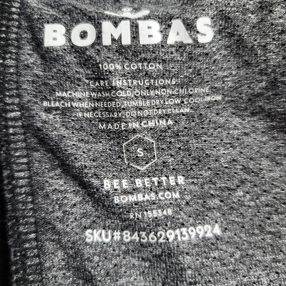 Bombas Men Pants S Black Bee‎ Better Sweatpants Jogger Zipper 26